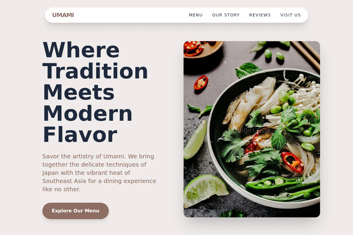 Umami Asian Fusion Food