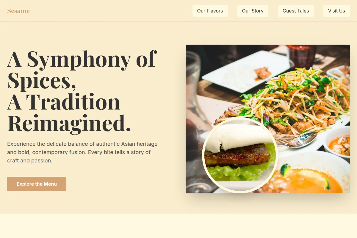 Sesame Asian Fusion Food