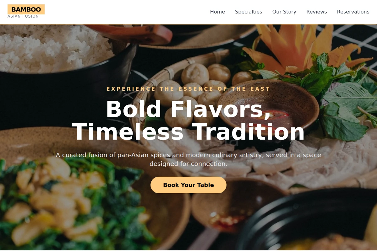 Bamboo Asian Fusion Food