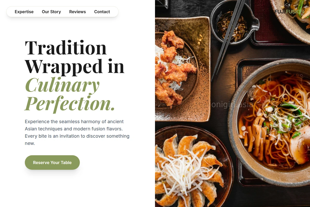 Fuji Asian Fusion Food