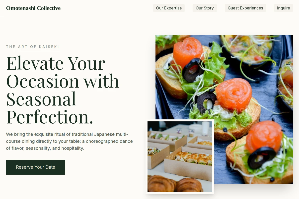 Kaiseki Catering