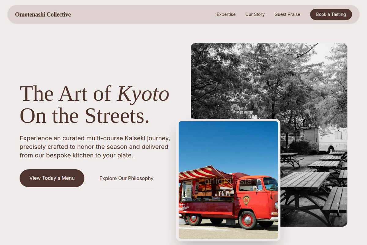 Kaiseki Food Truck